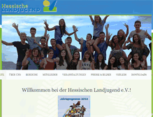 Tablet Screenshot of hessische-landjugend.de